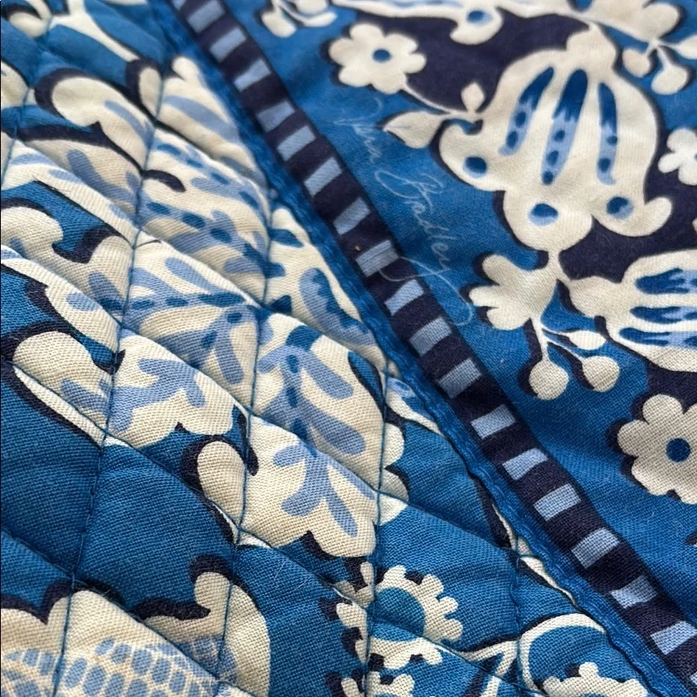 👜 Vera Bradley Blue Lagoon Large Hobo Bag Retired Pattern